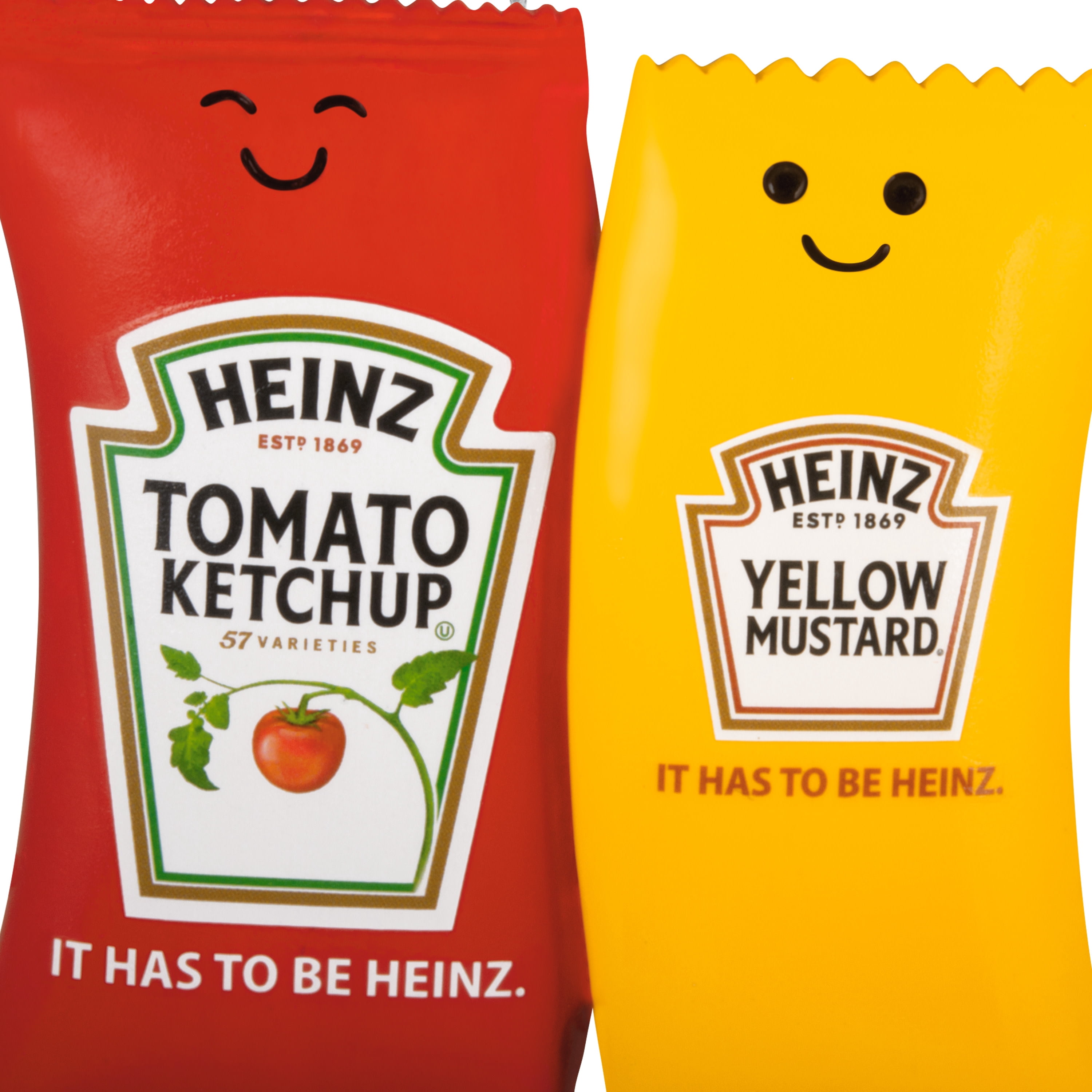 Hallmark Ornament (Heinz Tomato Ketchup Yellow Mustard Packets), 1 Count