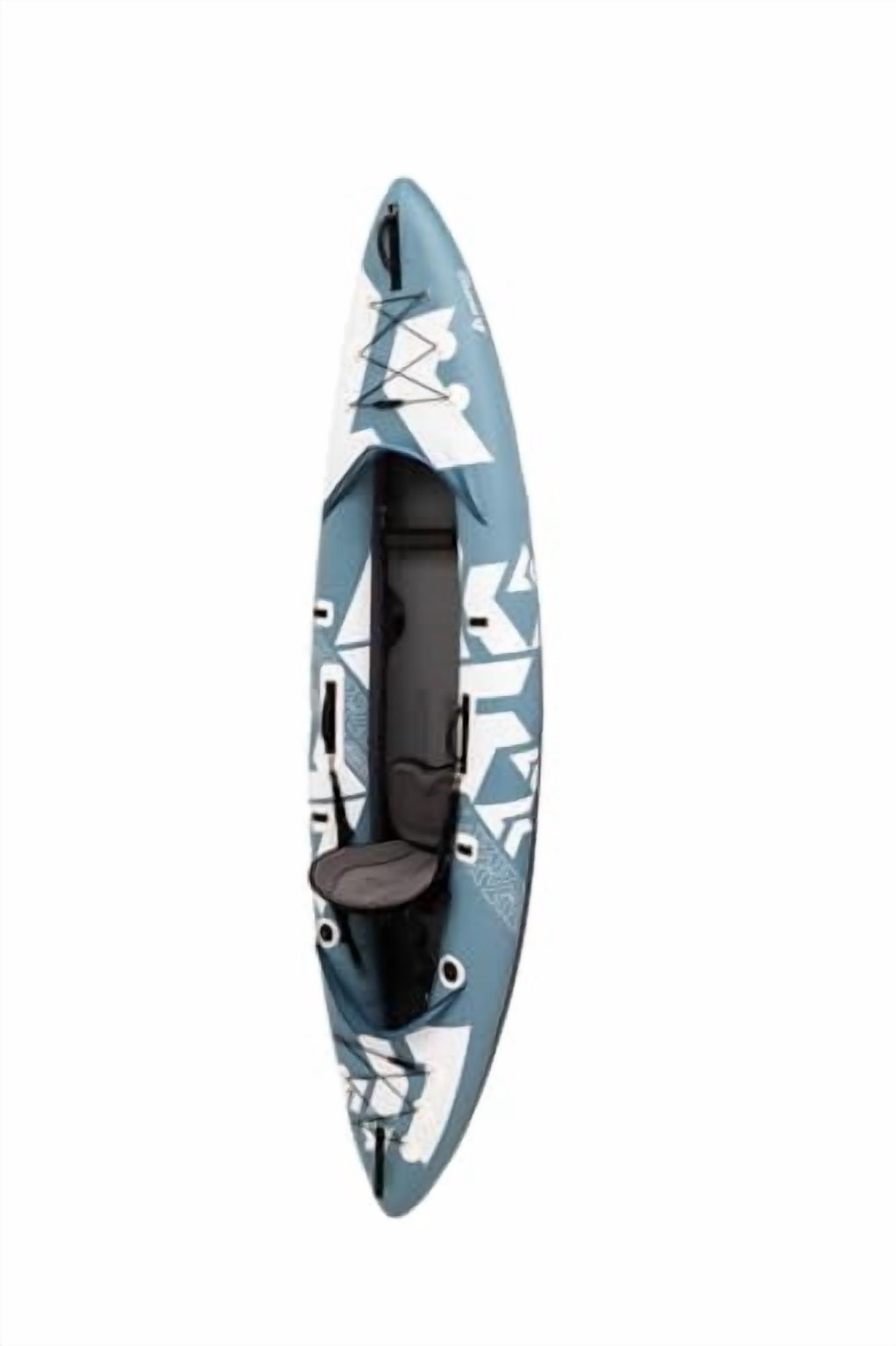 Kokopelli Platte Inflatable Kayak – Lightweight Packable Touring Kayak with Drop-Stitch Floor, Adjustable Seat, Paddle, Pump & Carry Bag
