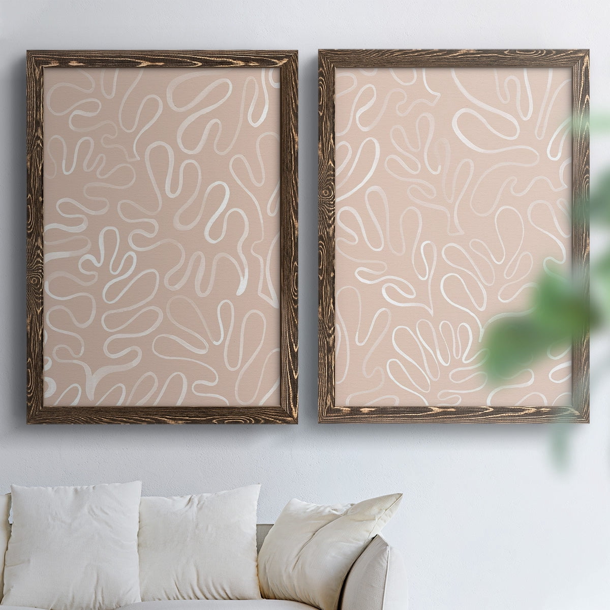 Matisse Pieces III - Premium Framed Canvas 2 Piece Set - Ready to Hang