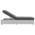 thumbnail image 3 of Modway Convene Outdoor Patio Chaise in Light Gray Charcoal, 3 of 8