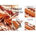 thumbnail image 5 of WellSize Plus Size Dresses For Women Summer Crew Neck Short Sleeve T Shirt Dress Casual Lace Sundresses with Pockets, 5 of 8