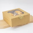 thumbnail image 3 of KGJQ 25.4cm x 25.4cm x 6.3cm Cookie Boxes with Window (10 Pack), 3 of 8