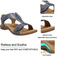 thumbnail image 4 of Women's Comfortable Orthopedic Sandals, Sursell Orthopedic Sandals, Flat Beach Casual Sandals, 4 of 4