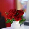 thumbnail image 2 of Ycandiee Artificial Flowers, Artificial Peonies, Silk Flowers with Stems, Spring Flowers Artificial for Birthday Wedding Party Home Kitchen Centerpieces Decoration, 2 of 5