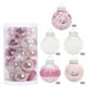 thumbnail image 3 of Yuarrent Adornos navideños vibrantes Bolas Decoraciones festivas Adornos de bolas navideñas brillantes Kits de decoración para fiestas Rosa, 3 of 6