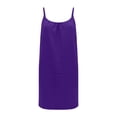 thumbnail image 6 of Hduncf Backless Cami Dress for Women Fashion Open Back House Lounge Loose Dresses Spaghetti Strap Summer Beach Flowy Sundress Purple XXXL, 6 of 7