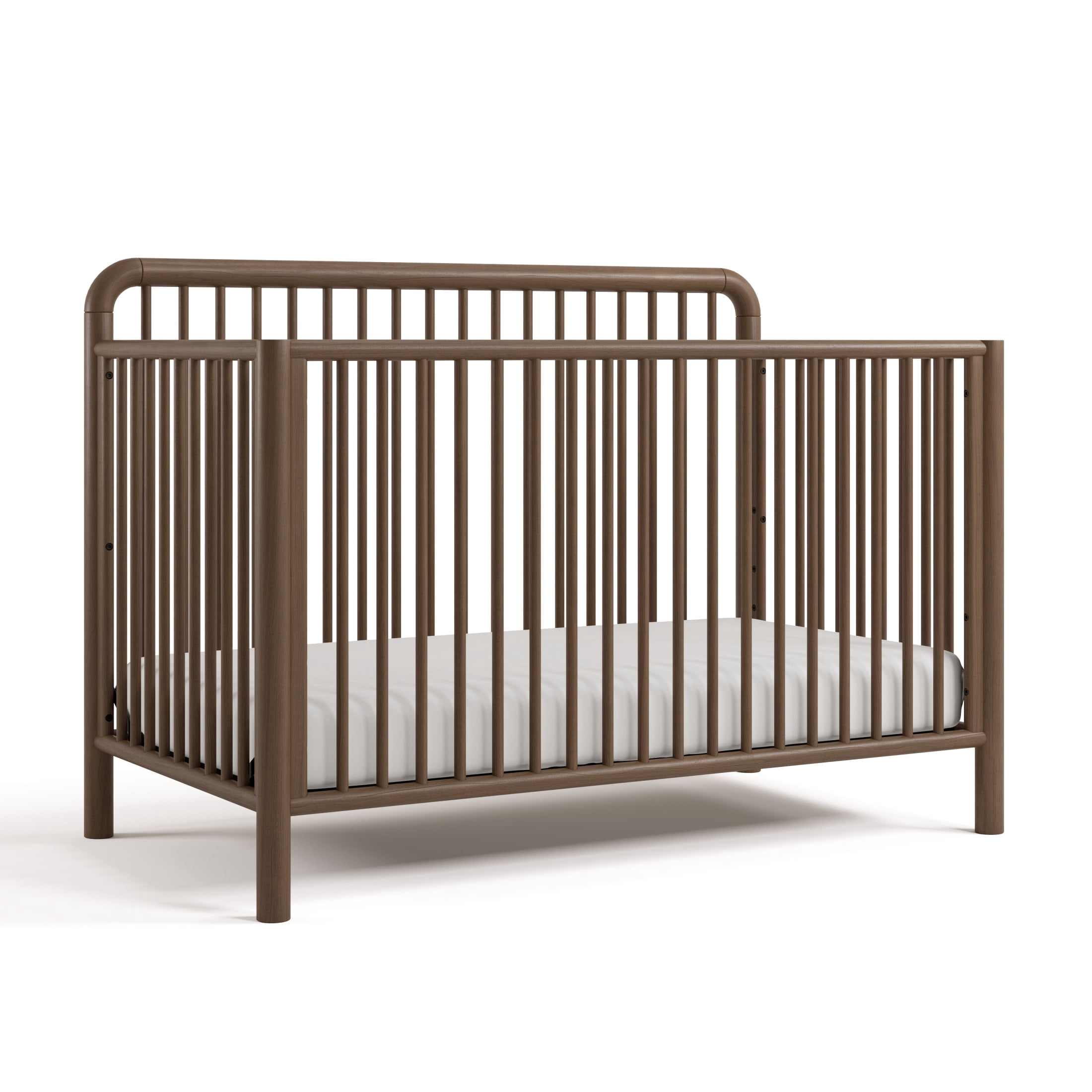 Storkcraft Porto 5-in-1 Convertible Crib with Bonus Toddler Guardrail - Hazelnut