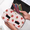 thumbnail image 6 of Kdxio Strawberry for Double Compartment Pen Case Oxford Organizer with Zipper Pockets for Students Artists, 6 of 7