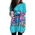 thumbnail image 3 of Camiseta de manga larga para mujer de Lilo & Stitch de Disney, ropa informal de otoño, bonita y nueva para jóvenes, de alta calidad, con estampado 3D Y2k Kawaii, 3 of 5