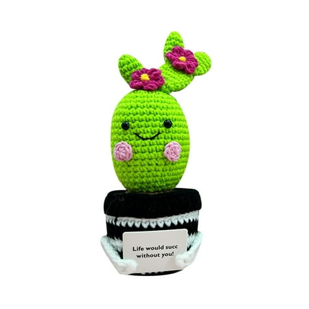 

Grandma Sculpture Bats for Trees Woman Statue Cupped Hands Sculpture Wolf Statues And Figurines Outdoor Hot Positive Energy Doll Potted Knitted Wool Cactus Emotional Support Crocheted