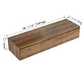 thumbnail image 3 of 60" Bathroom Storage Cabinet, Float Mount - Brown Ebony Modern Contemporary Soft Close Drawer Vanity Vanity, Cabinet, 3 of 7