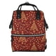 thumbnail image 1 of Easygdp Christmas Tree On A Red Background para Bolsa de Bebé de Gran Capacidad con Múltiples Bolsillos, Bolsa de Pañales para Padres, Bolsa de Viaje Organizada y Elegante, 1 of 6