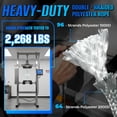 thumbnail image 4 of Heavy Duty Polyester Double Braided Rope, 1/4" x 65 Ft (6 mm x 20 m), Gray, Arborist Rigging, Tree Work, Halyard, Sailing, High Strength Support for Camping, Hiking & Utility Use, 4 of 8