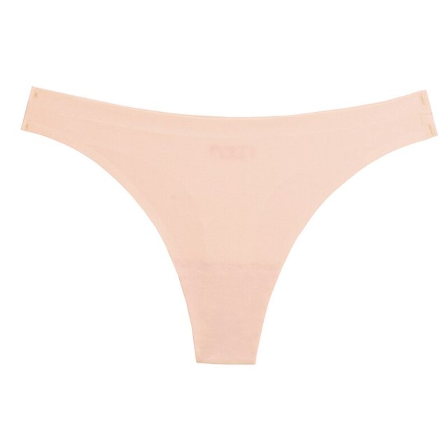 TrowBridge-bragas lisas simples para mujer, Tanga Sexy sin costuras, ropa interior para niña, lencería amigable con la piel, calzoncillos de satén de seda
