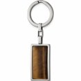 thumbnail image 1 of Stainless Steel Polished Tiger\\'s Eye Key Ring (65.6 X 22) Made In China -Jewelry By Sweet Pea, 1 of 5