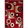 thumbnail image 2 of Allstar Rugs Allstar Modern Abstract Design Rug Red 5' 2"x7' 0" Geometric 5' x 8', 2 of 7