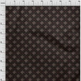thumbnail image 3 of oneOone Cotton Silk Fabric Leaves & Geometric Block Printed Fabric 1 Yard 42 Inch Wide, 3 of 4