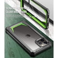 thumbnail image 5 of Poetic Guardian Series Designed for iPhone 12 Pro Max 6.7 inch Case, Full-Body Hybrid Reinforced Shockproof Protective Rugged Clear Bumper Cover Case with Built-in-Screen Protector, Green/Clear, 5 of 7