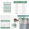 thumbnail image 6 of Farm Fruits Tie Up Curtains for Windows, Adjustable Balloon Window Shades, Watermelon Lemons Peach Green Grey Striped Kitchen Window Treatments Adjustable Roll Up Curtain for Basement/Nursery 52"x45", 6 of 8