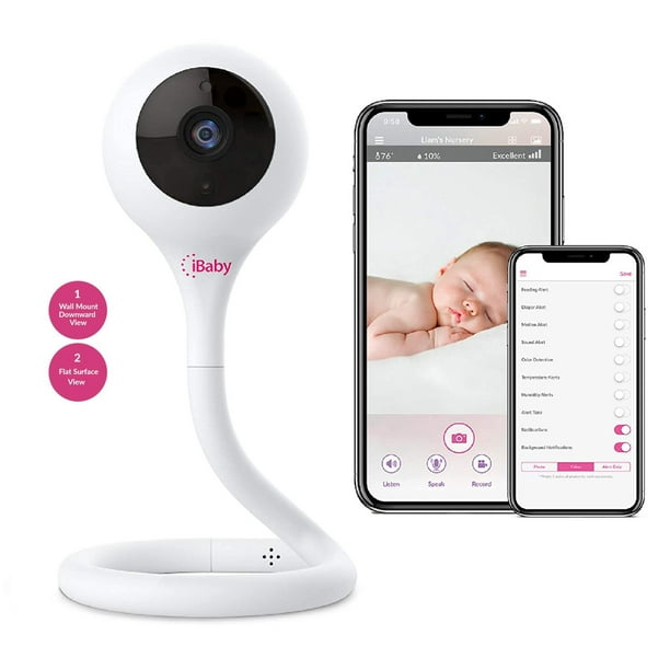 Ibaby Smart Wifi Baby Monitor M2c 2 4ghz 1080p Camera Infrared Night Vision Flexible Base Two Way Talk Split Screen Remote Smartphone App For Android And Ios Walmart Com Walmart Com