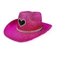 thumbnail image 5 of Wide Brim Shiny Cowboy Party Hat - Elegant All Season Accessory for Formal Outfits, 5 of 5
