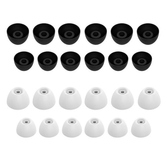 unbranded 4 Sets Earphone Accessory Earplugs Noise Reduction Earbud Covers 1X1X1CM Black