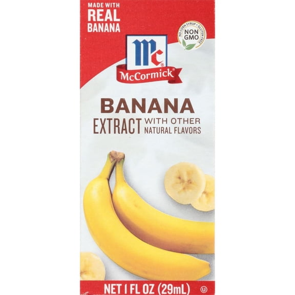 Pack Of 3 McCormick Banana Extract, 1 oz (Package May Vary)