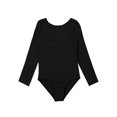 thumbnail image 4 of iEFiEL Girls Long Sleeves Ballet Dance Gymnastics Leotard with Chiffon Tied Skirt Outfit Set, 4 of 6