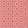 thumbnail image 1 of Ahgly Company Indoor Square Patterned Pastel Pink Area Rugs, 4' Square, 1 of 6