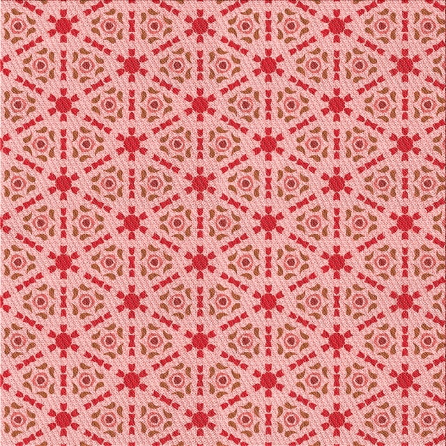 Ahgly Company Tapis d'Intérieur Lavable en Machine Carré Transitionnel Rose Pastel, 4 Pieds Carré