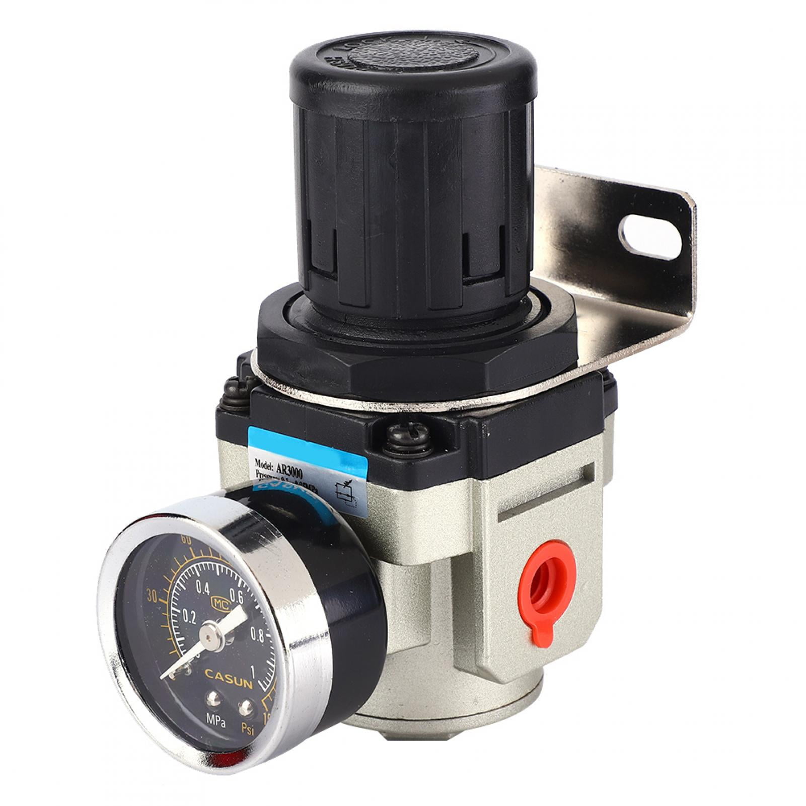 AR3000-02 Pressure Reducing Valve 0.05-0.65Mpa G1/4-10-60℃ Overflow Type Wide Pressure Range and Suitable for Air 