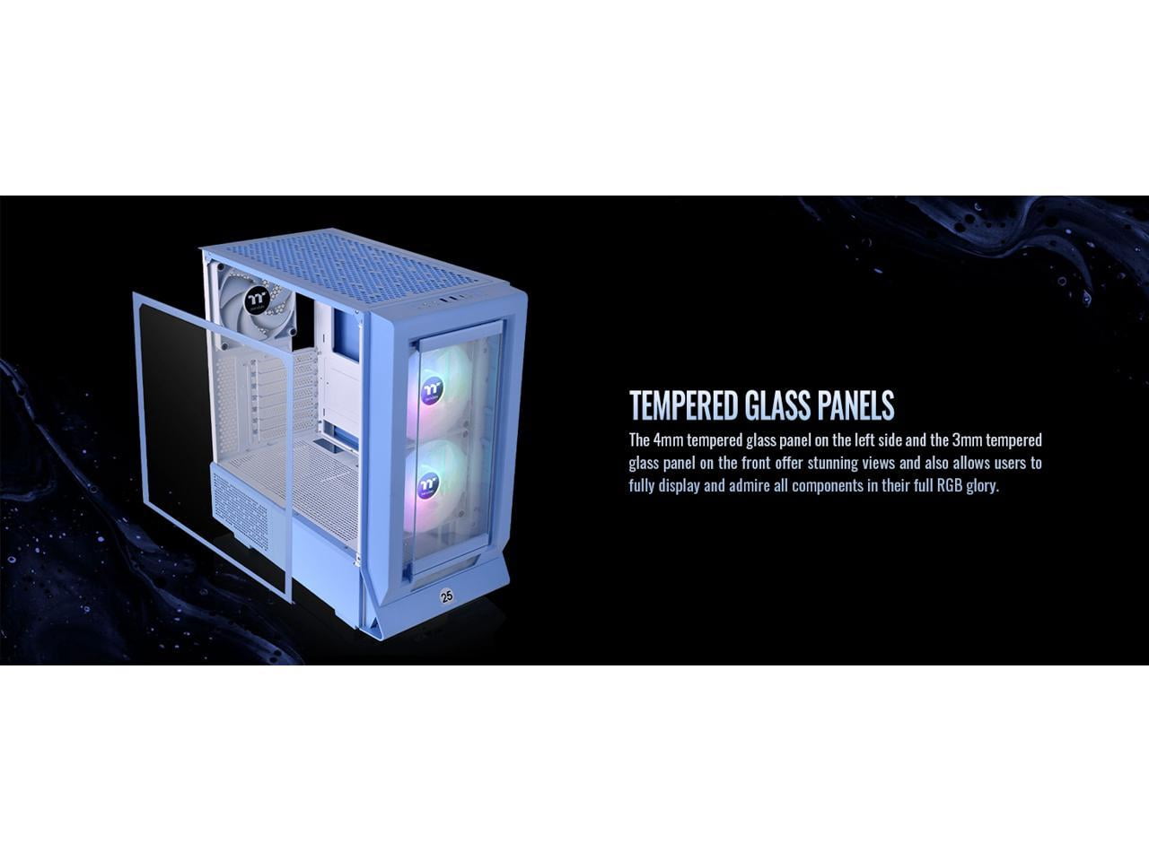 Thermaltake Ceres 350 MX Hydrangea Blue Mid Tower Chassis CA-1Z3-00MFWN-00