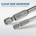 thumbnail image 6 of U Shape Screwdriver Bits U1.7 1/4" Hex Shank 1" Insert Bits S2 Magnetic U Type Screwdriver for Electronic Appliances, 6 of 7