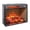 23" Antique Black-3 Fireplace, variant on 18" Electric Fireplace Insert with Log Set & Realistic Flame,NO Remote,Fireplace with Overheat Protection,Antique Black