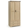 thumbnail image 4 of Brafabhome Wood Armoire Wardrobe Closet with 2 Doors, 71" Tall Freestanding Closet Wardrobe Cabinet with Drawers and Hanging Rail for Adult | Nature, 4 of 10