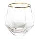 thumbnail image 4 of Hexagonal Glass Whiskey Glass Household Hexagonal Water Cup Cold Drink Juice Cup, 4 of 5