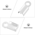 thumbnail image 4 of 500pcs Ribbon Crimps Clamps Cord Ends for Jewelry Making Kit, 4 of 6