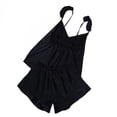 thumbnail image 5 of Douhoow Women Sleepwear Sleeveless Strap Nightwear Lace Trim Vest Top Summer Pajamas, 5 of 6
