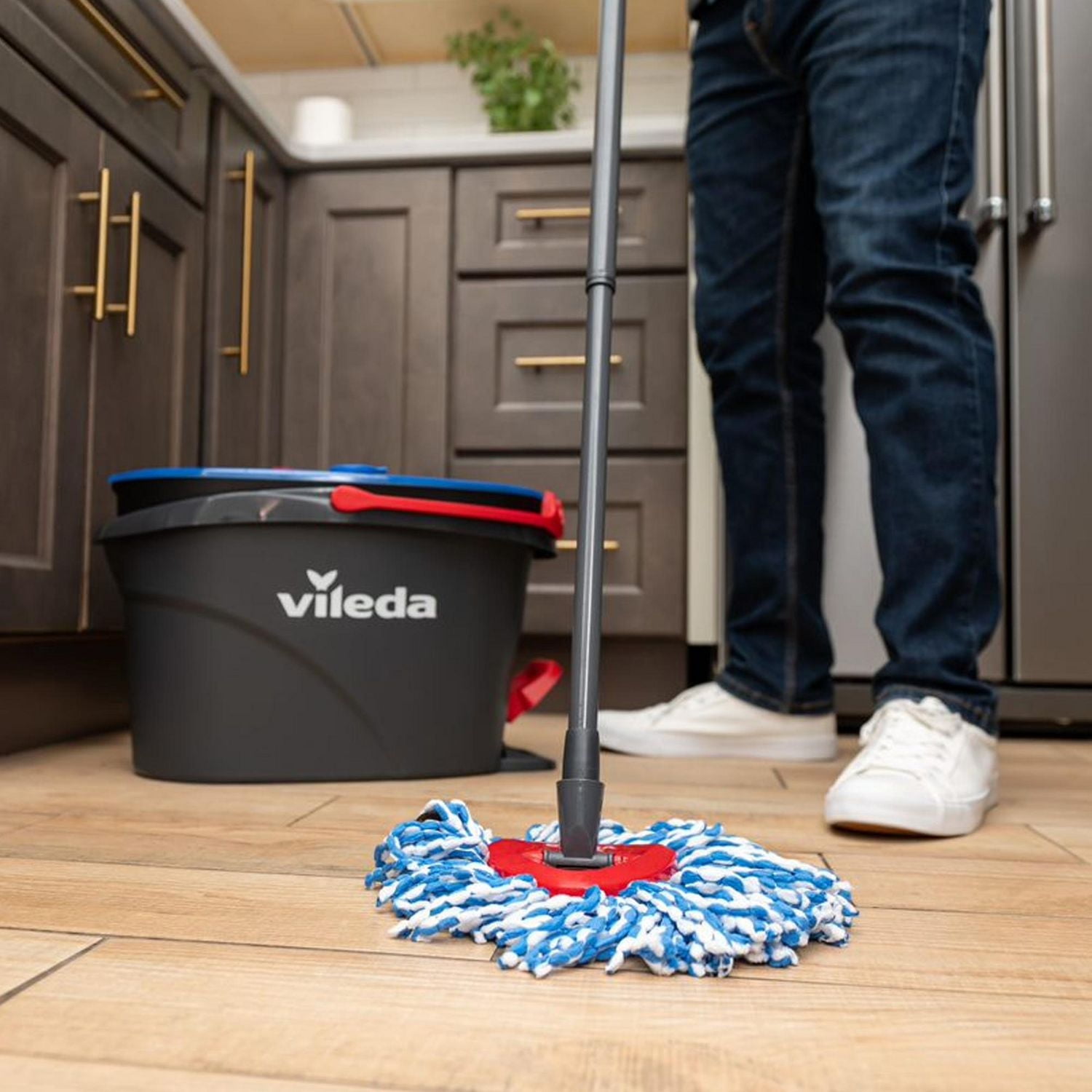 Vileda EasyWring RinseClean Spin Mop Head Replacement, Washable & Reusable, 1 Piece