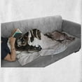 thumbnail image 6 of Bear Soft Flannel Fleece Blanket, Mythological Scene Concept of an Elf and Angry Bear Fantasy Fairytale Theme, Cozy Plush for Indoor and Outdoor Use, 60" x 80", Warm Taupe Dark Brown, by Ambesonne, 6 of 6