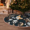 thumbnail image 5 of Sikiie Dogs Nativity Christmas Tree Skirt, Jesus Christian Winter Holiday Tree Mat Decoration(30-48IN)36", 5 of 6