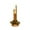 Gold, variant on 3.94*11.8 Inch Christmas LED Flameless Candles, Flameless Tapered Short Candles For Christmas Centerpieces,Christmas Candles Decor
