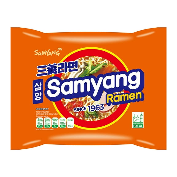 [Pack of 10] Samyang Ramen Korean Noodle Soup, 4.23 oz