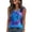 A021-Royal Blue, variant on SAATLERI Hawaiian Print Sleeveless Shirt for Women V-Neck Casual Loose Fit Summer Essential Tops Tropical Comfortable Blouse
