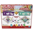 thumbnail image 2 of Juego de mesa Monopoly Junior Hasbro Gaming 2-Lided 2 Games 4+, 2 of 9