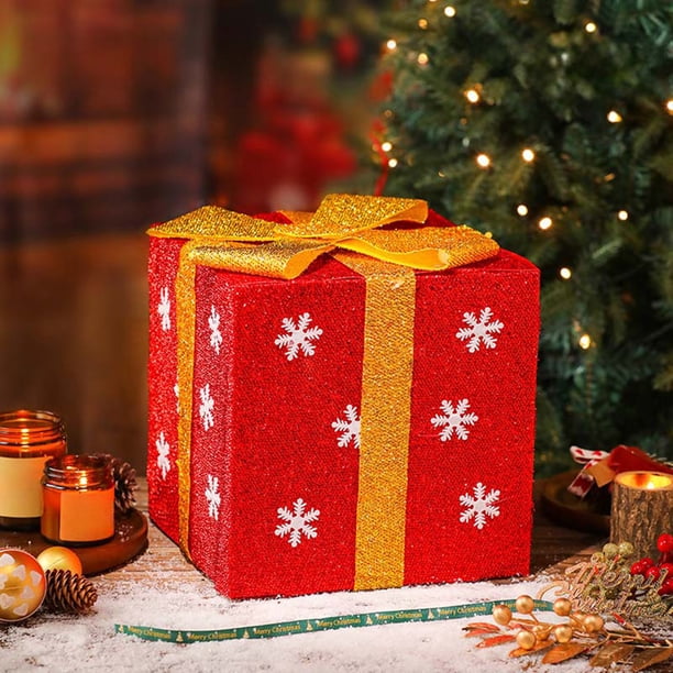 Decoraciones navideñas, adornos navideños, regalos navideños Decoraciones navideñas Cajas de regalo navideñas Decoraciones para bases de árboles de Navidad Cajas de regalo Caja de regalo de PVC