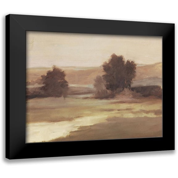 Harper, Ethan 14x12 Black Modern Framed Museum Art Print Titled - Muted Landscape II
