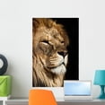 thumbnail image 1 of Lion Wall Mural by Wallmonkeys Peel and Stick Graphic (24 in H x 16 in W) WM150745, 1 of 4