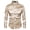 Khaki, variant on Men's Button Down Shirts Long Sleeve Shirt Slim Fit Soft Satin Silky Casual Party Performance Special Occasion White Medium