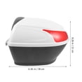 thumbnail image 3 of Shisuyan 1 Set of Multipurpose Motorcycle Storage Box Helmet Storage Box Motorcycle Backseat Box, 3 of 8